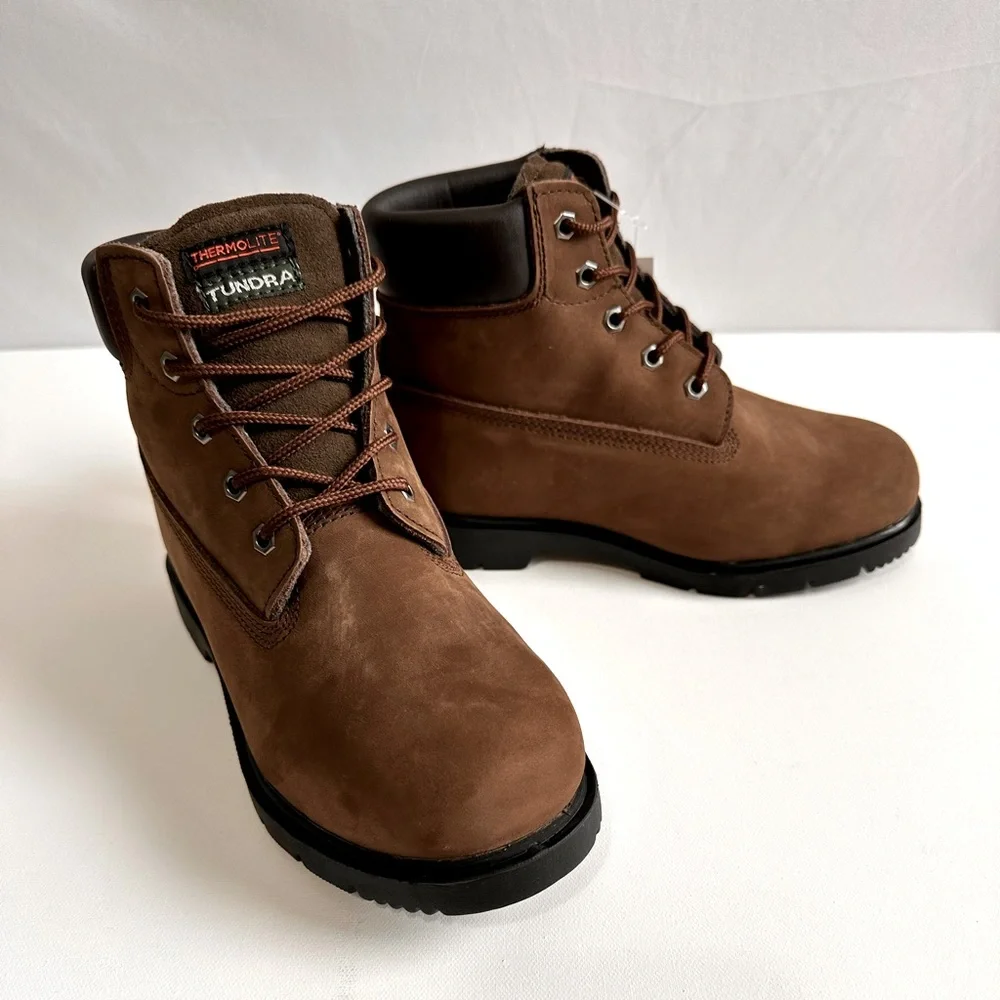 Tundra Thermolite Insulated Waterproof Chocolate Brown Boots Men’s/Women… - Picture 2 of 13